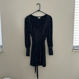 Black Sequin Dress